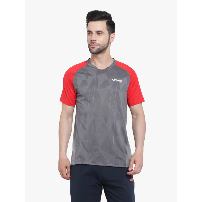 Training T-Shirt Grey Red