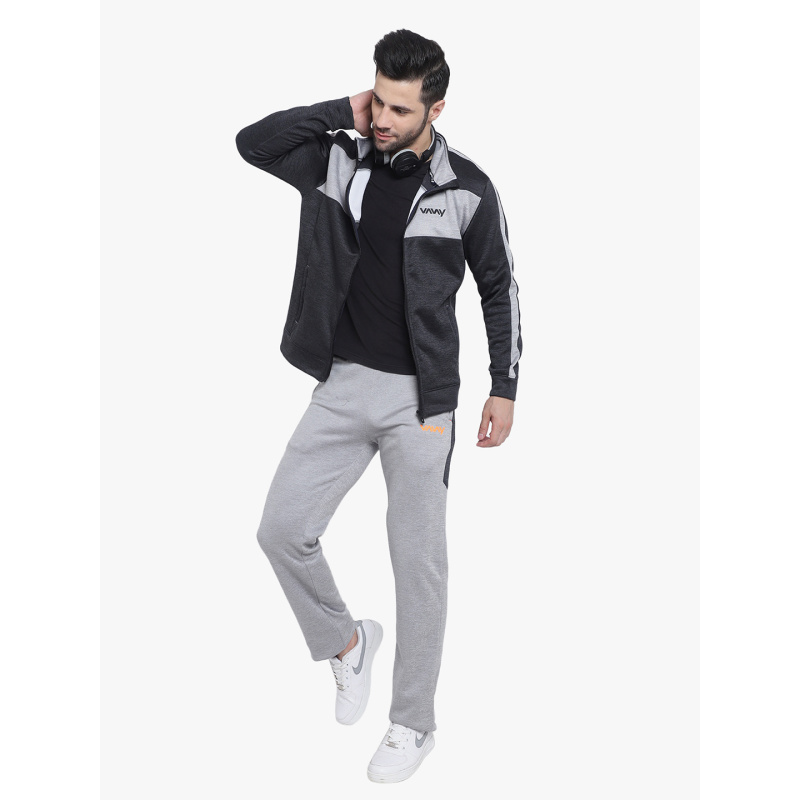 Ignite Melange Tracksuit Black - Image 4