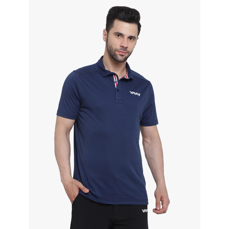 Travel Polo T-Shirt Blue P4