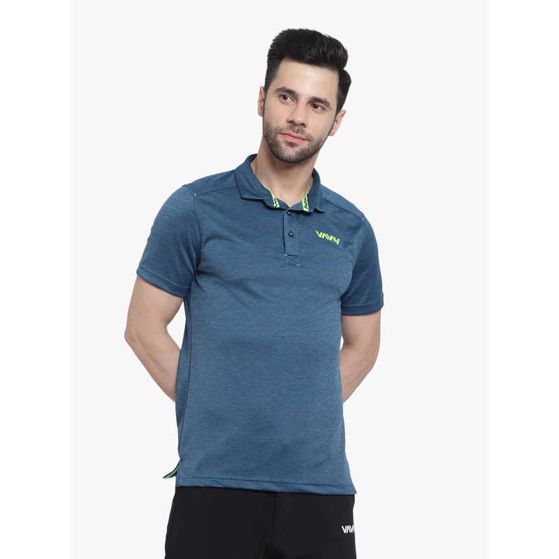 Travel Polo T-Shirt Blue P2