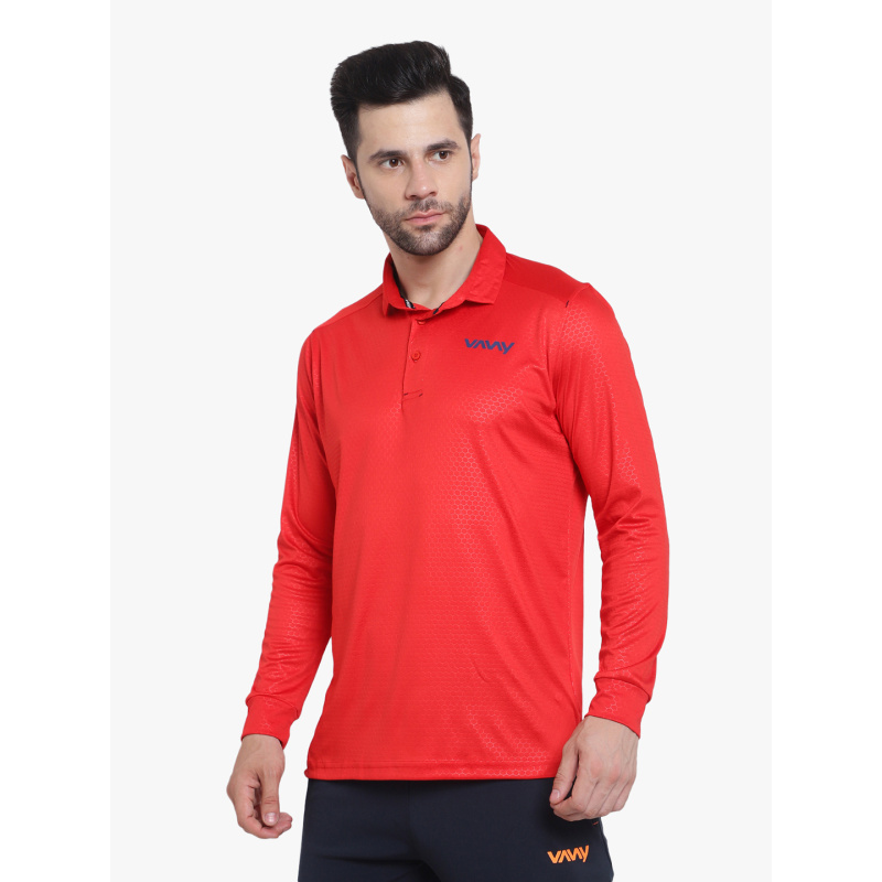 Training T-Shirt Full Sleeve Red - Image 3