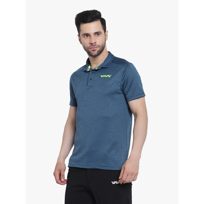 Travel Polo T-Shirt Blue P2 - Image 4