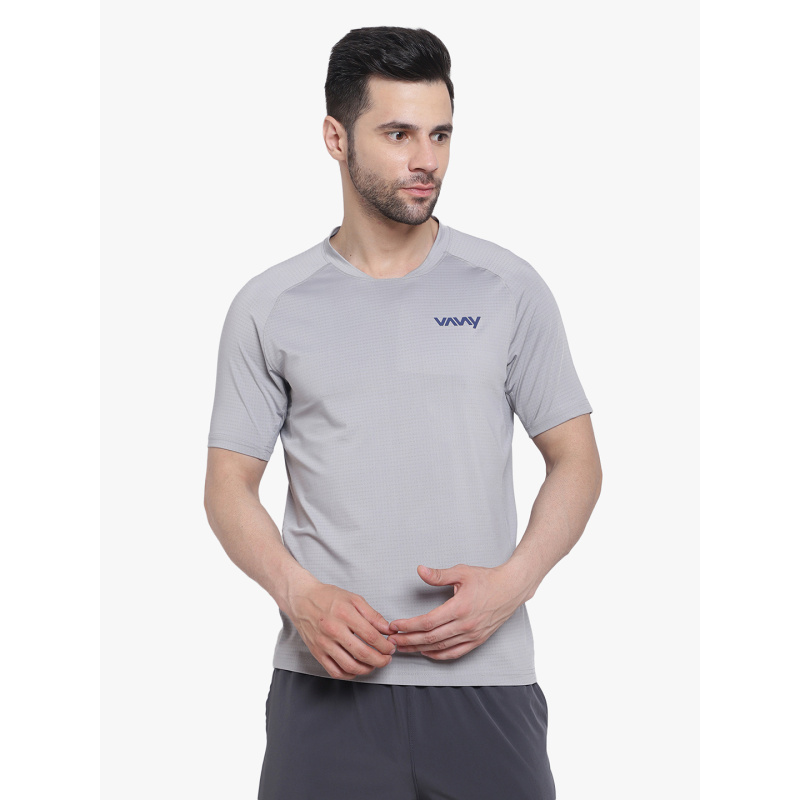 Training T-Shirt Light Grey - Image 2