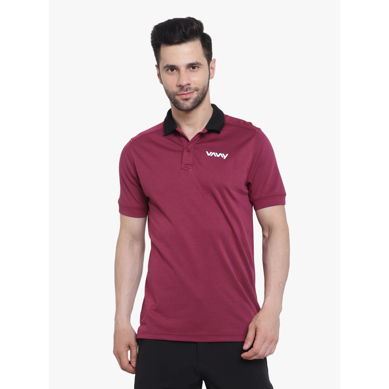 Travel Polo T-Shirt Red P2