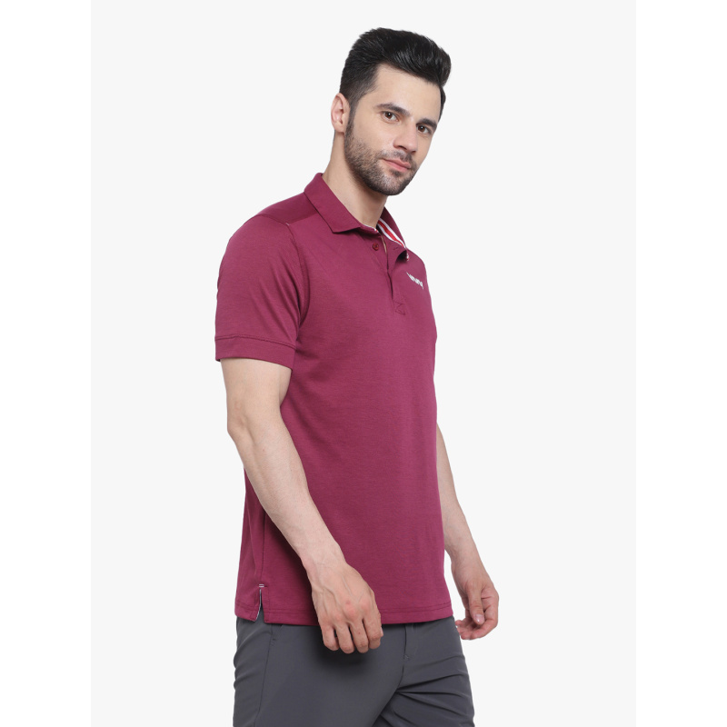 Travel Polo T-Shirt Rose - Image 2