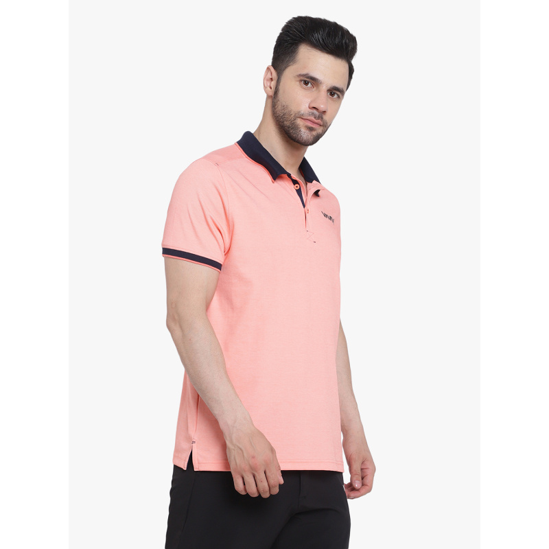 Travel Polo T-Shirt Pink P1 - Image 5