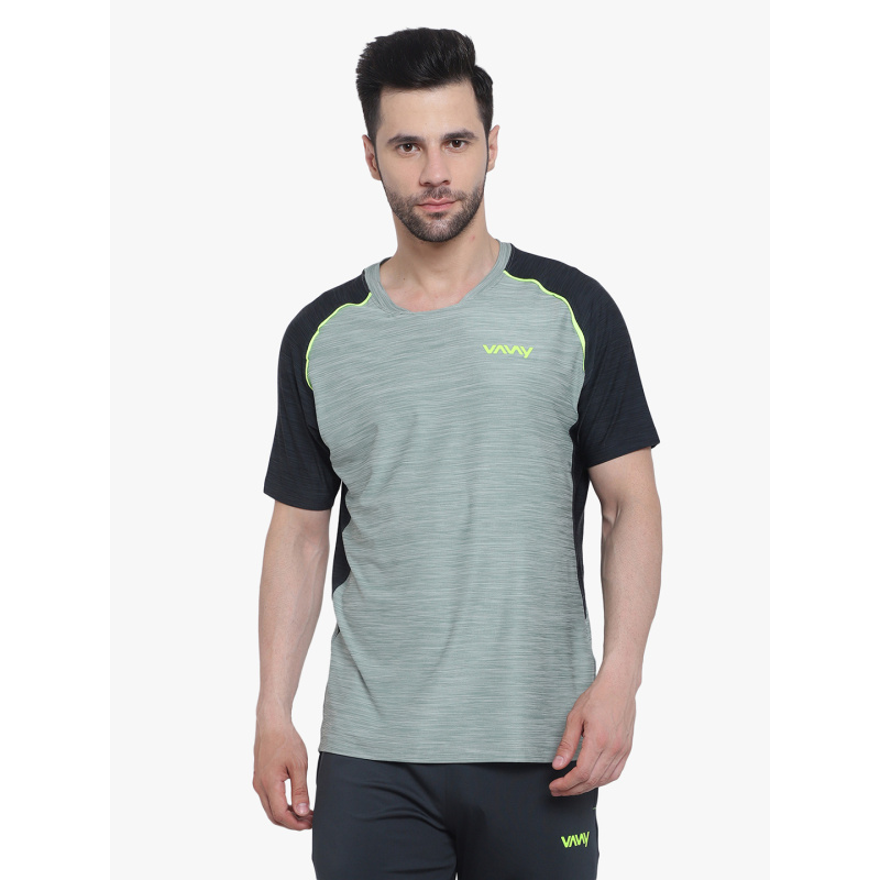 Cricket T-Shirt Grey Green