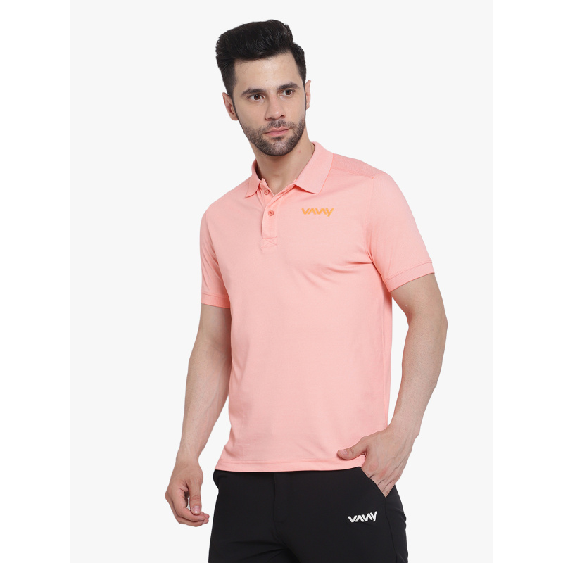 Travel Polo T-Shirt Pink P2 - Image 6