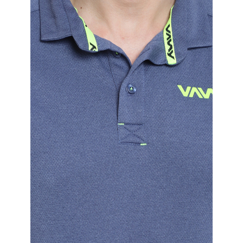 Travel Polo T-Shirt Blue P1 - Image 6