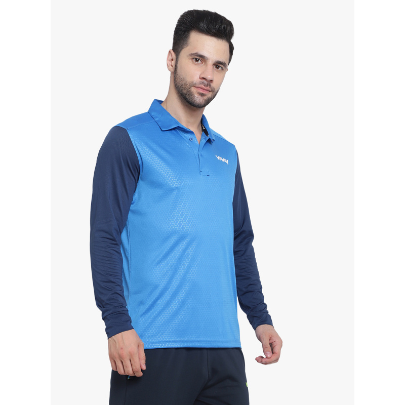 Training T-Shirt Full Sleeve Blue P1 - Image 3