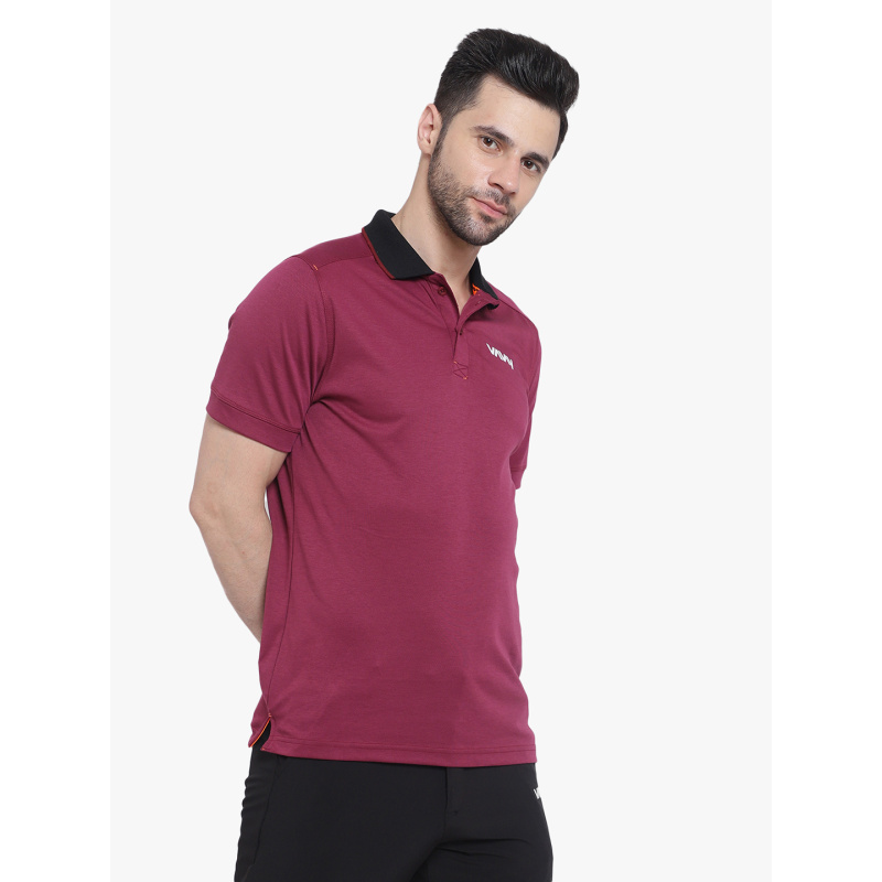 Travel Polo T-Shirt Red P2 - Image 3