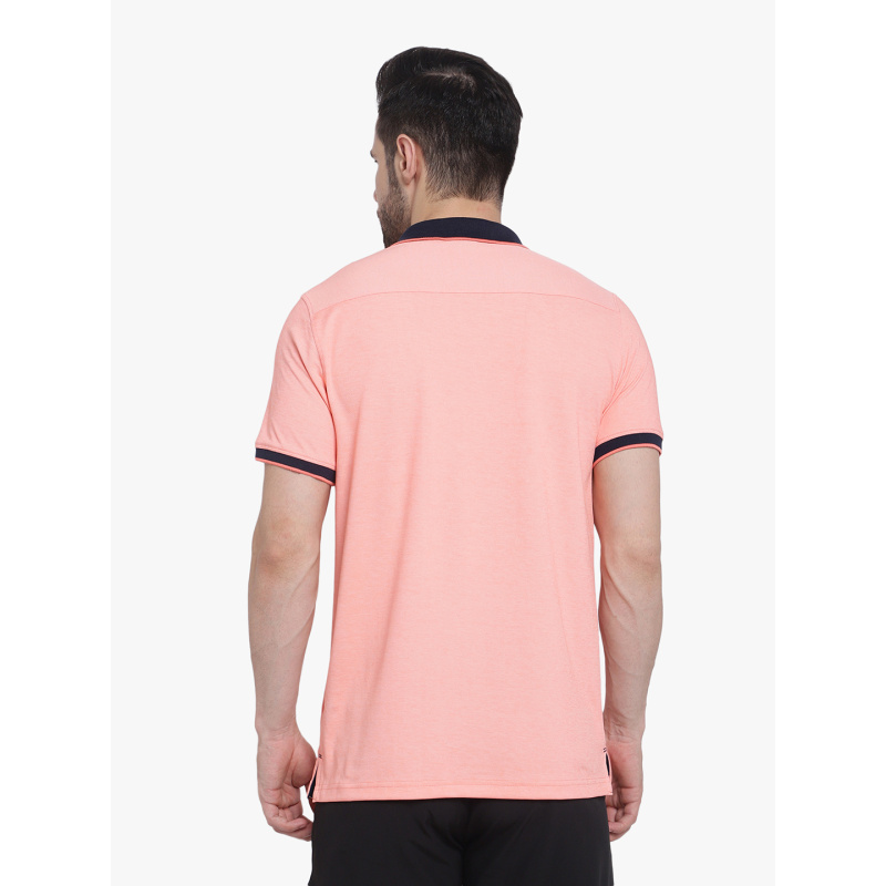 Travel Polo T-Shirt Pink P1 - Image 7