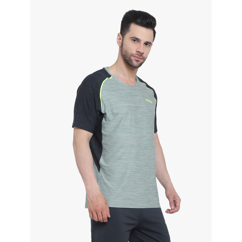 Cricket T-Shirt Grey Green - Image 3