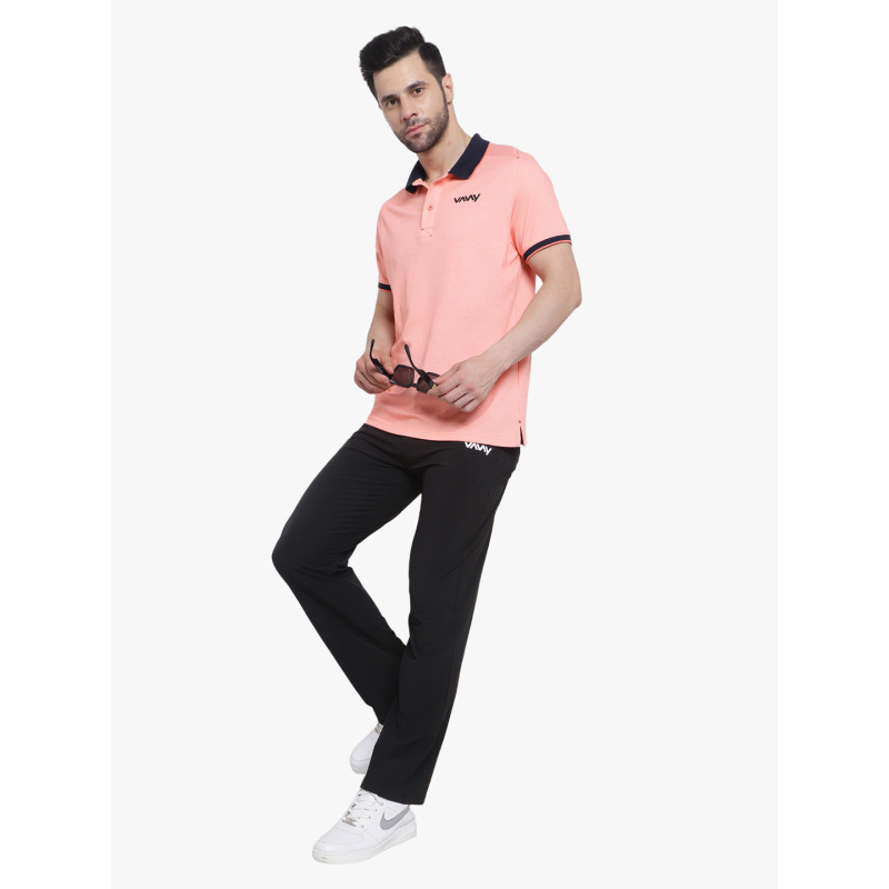 Travel Polo T-Shirt Pink P1 - Image 8