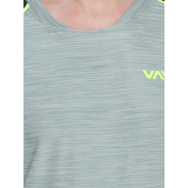 Cricket T-Shirt Grey Green - Image 8