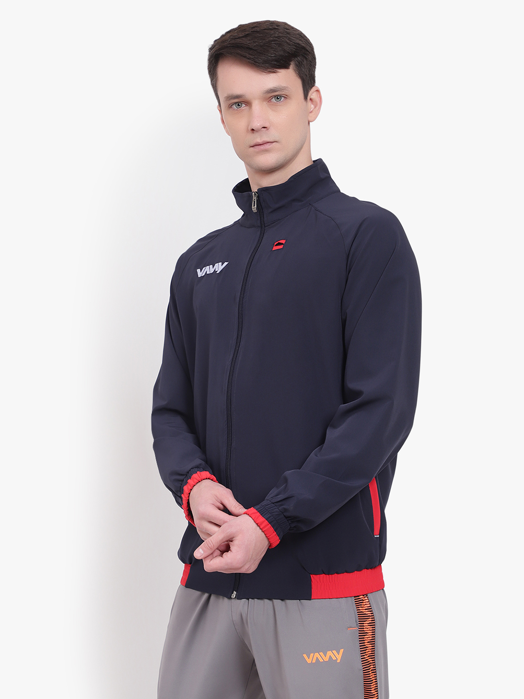 Stylish Track Upper Navy Blue - Vany Sports Wear