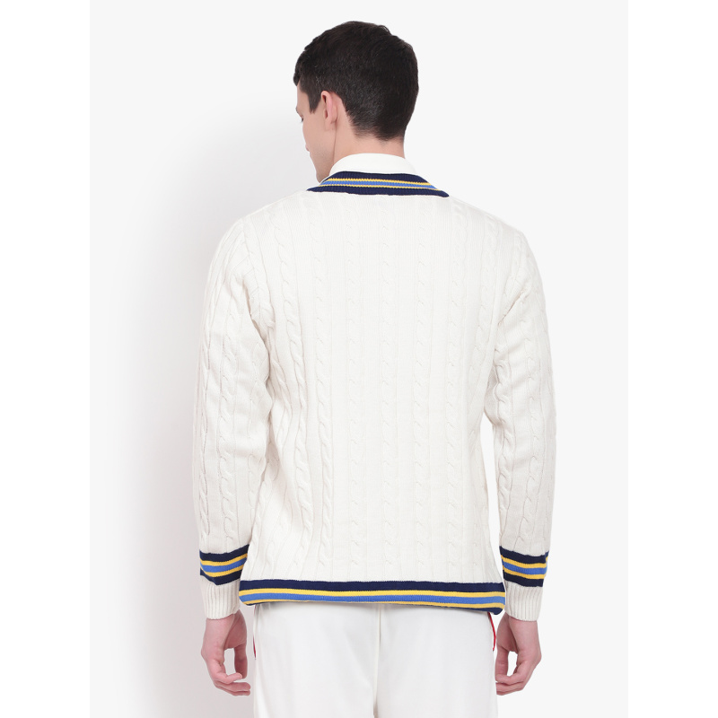 Woolen Pullover Full Sleeve White - Image 6