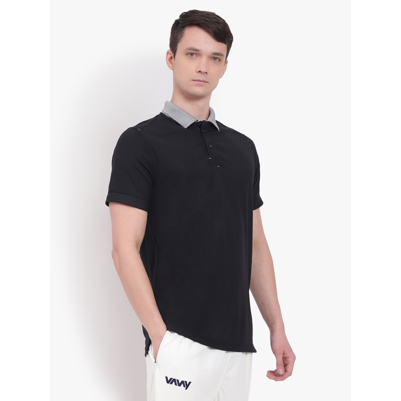 Travel Polo T-Shirt Black