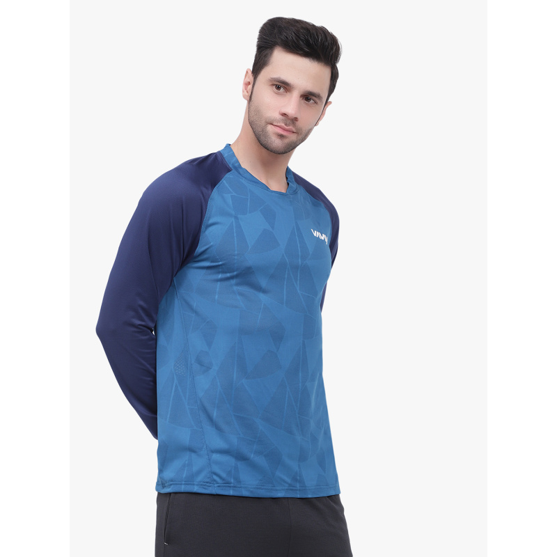 Cricket T-Shirt Full Sleeve Blue P2 - Image 4