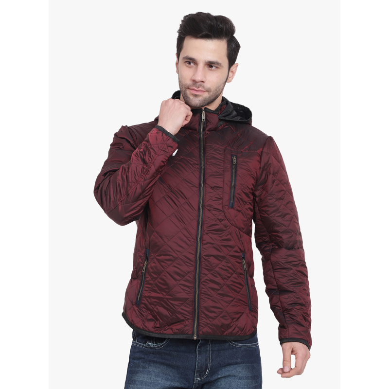 Winter Jacket Maroon - Image 4